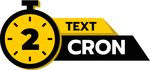 text to cron logo